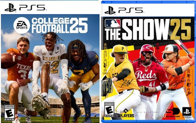 MLB The Show 25 & EA SPORTS College Football 25 PS5 Bundle